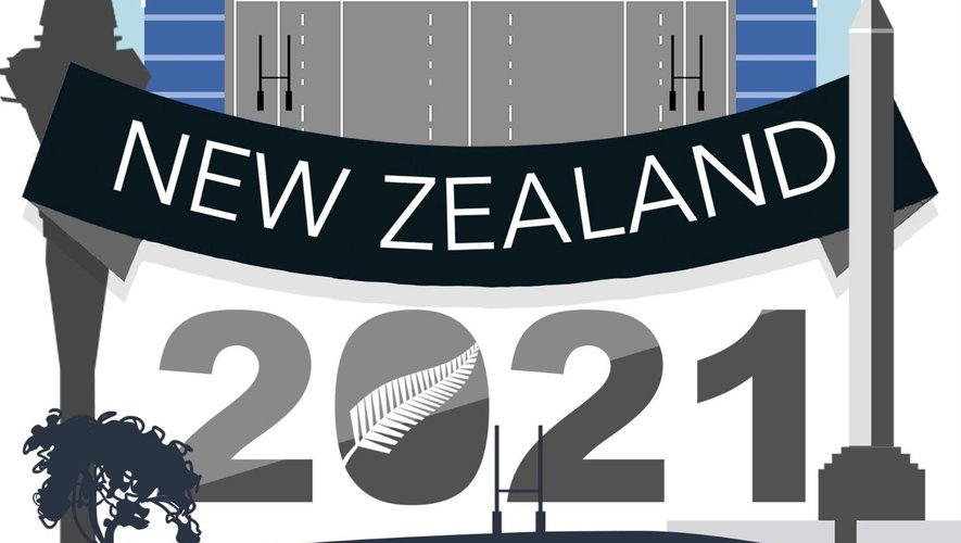 Logo Coupe du Monde 2021 en Nouvelle-Zélande (Crédit : World Rugby)