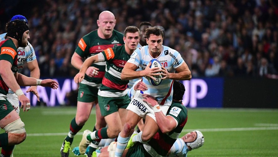 Champions Cup - Juan Imhoff (Racing 92) contre Leicester