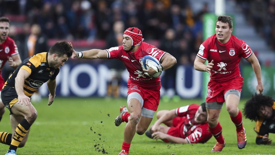 Champions Cup - Cheslin Kolbe (Toulouse) contre les Wasps