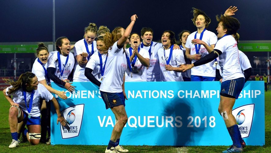 6 Nations Féminines - Les Bleues fêtent leur titre