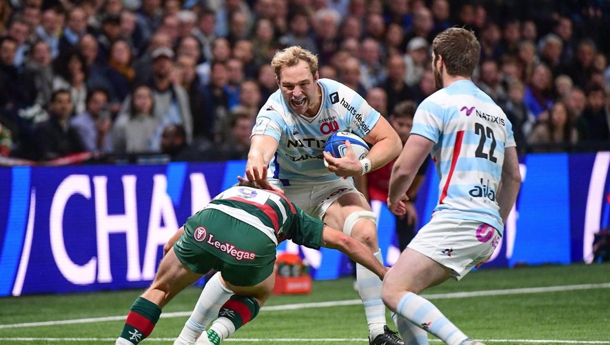 Champions Cup - Antoine Claassen (Racing 92) contre Leicester