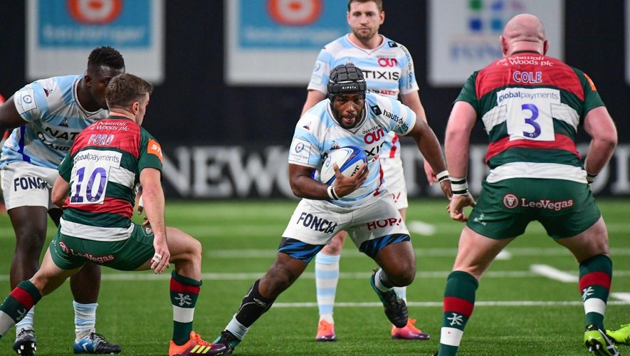 Champions Cup - Ben Arous (Racing 92) contre les Leicester Tigers