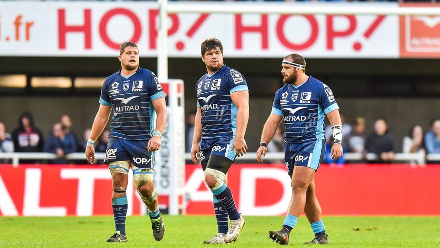 Top 14 - Paul Willemse, Antoine Guillamon et Gregory Fitchen (Montpellier)