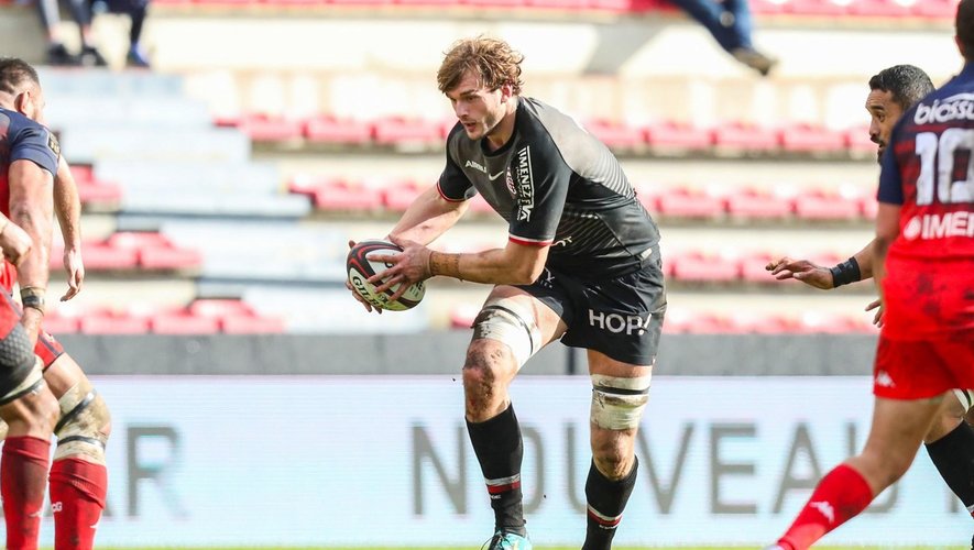 Top 14 - Richie Gray (Toulouse) contre Grenoble