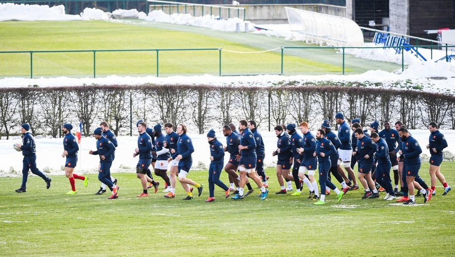 XV de France - Les Bleus à l'entraînement