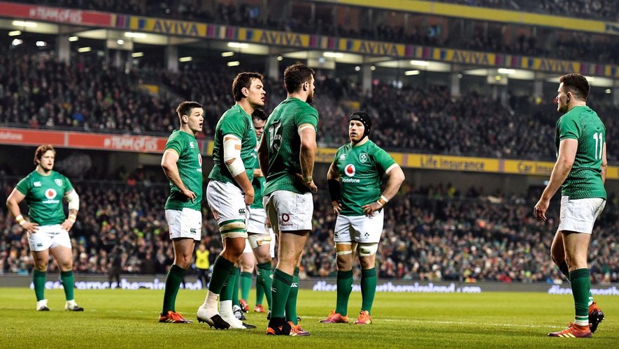 6 Nations 2019 - L'équipe d'Irlande après le troisième essai anglais