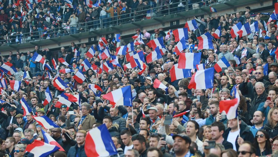 6 Nations 2019 - Les supporters des Bleus au Stade de France