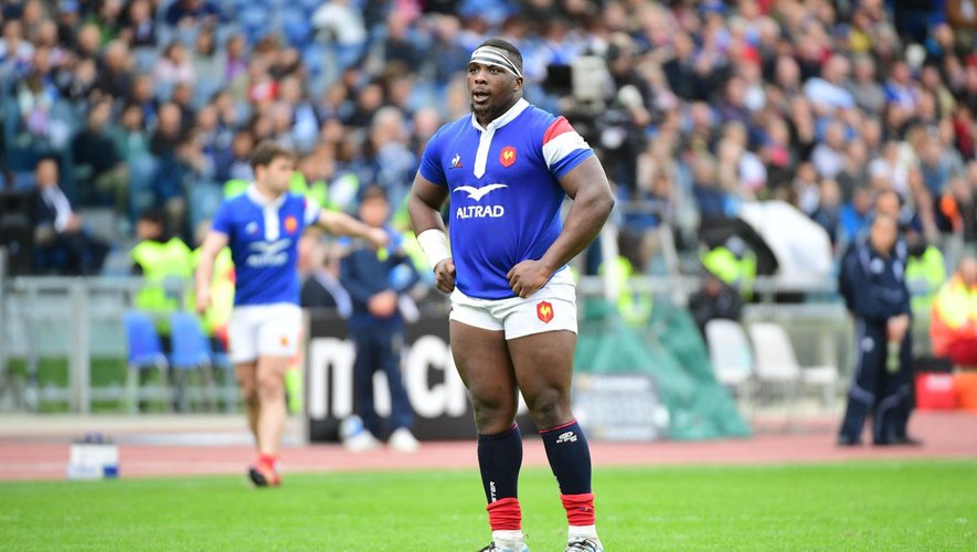 6 Nations 2019 - Demba Bamba (France) contre l'Italie