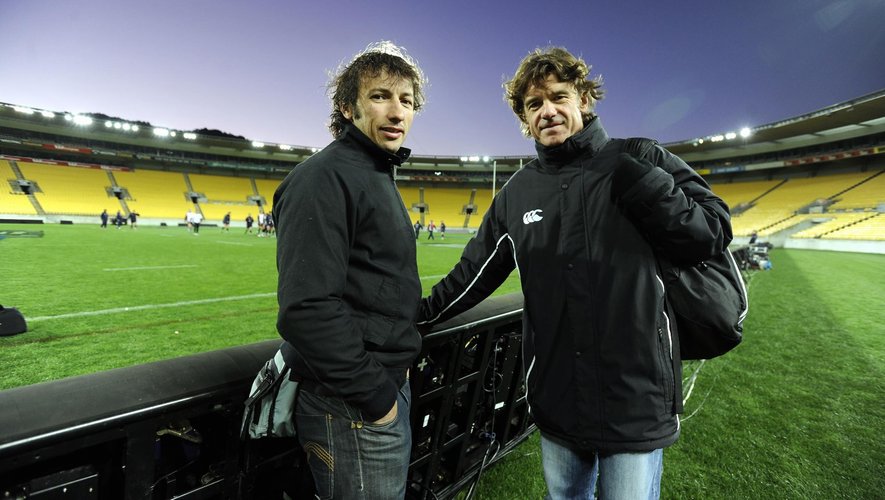 Yann Pradel (à gauche) avec Jean-Philippe Coyola à Wellington, juin 2009