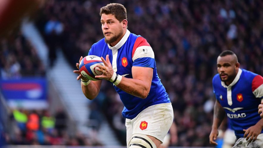 6 Nations 2019 - Paul Willemse (France) contre l'Angleterre