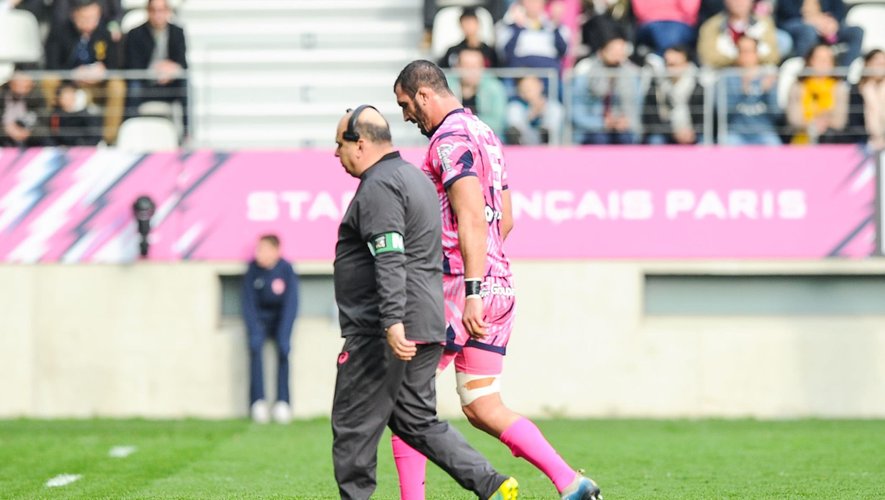 Top 14 - Yoann Maestri (Stade français) sort sur blessure contre Castres