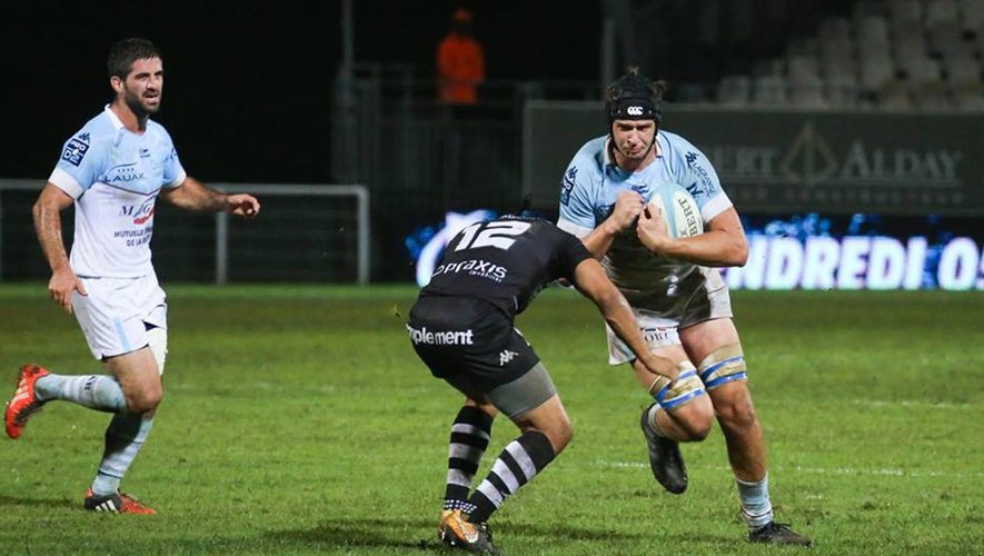 Guillaume Ducat (Bayonne) face à Provence rugby