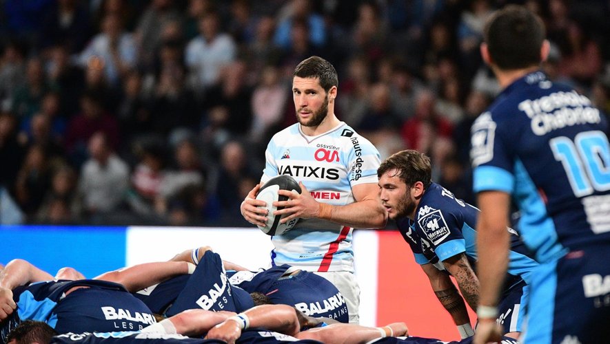 Top 14 - Maxime Machenaud (Racing 92) contre Montpellier