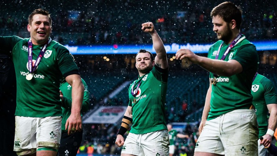 Tournoi des 6 Nations 2019 - Cian Healy (Irlande) après la victoire contre l'Angleterre