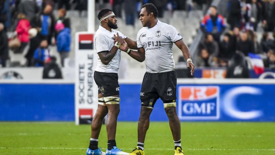Test match - Semi Kunatani et Leone Nakarawa (Fidji) victorieux contre la France