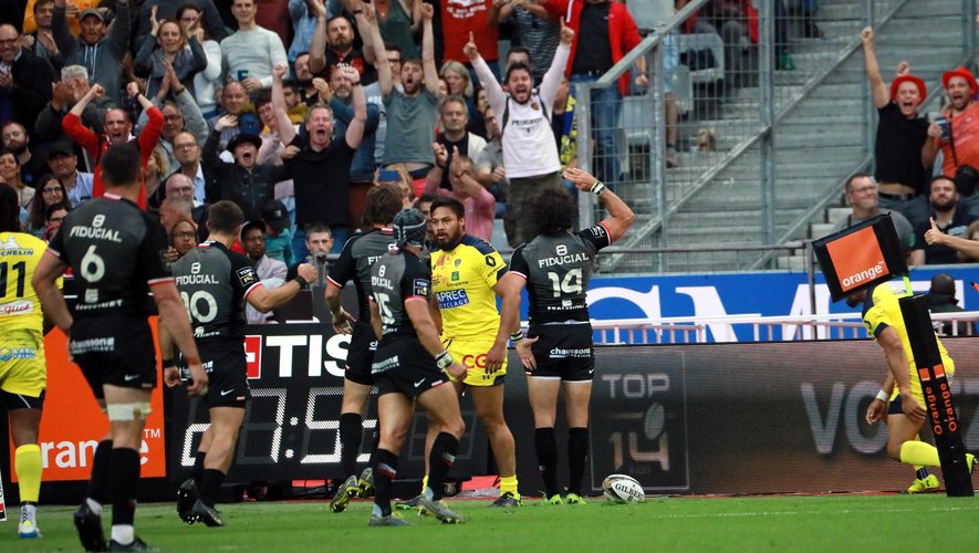 Top 14 - Yoann Huget (Toulouse) contre Clermont