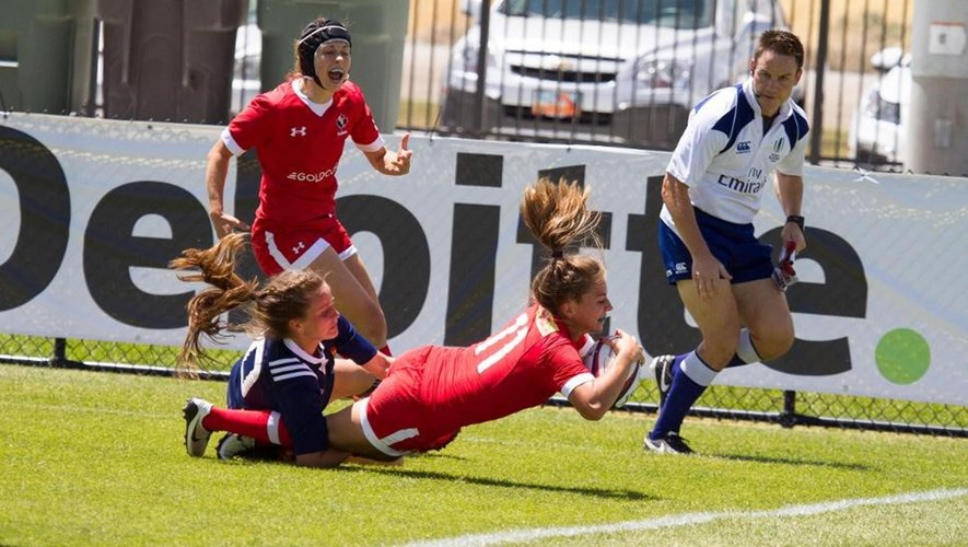Women's Rugby Super Series - La France battue d'entrée par le Canada