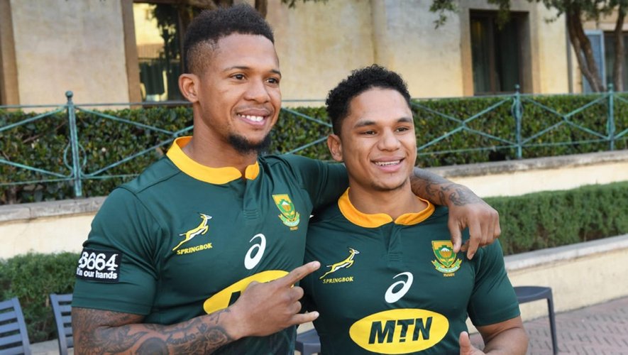 Rugby Championship - Elton Jantjies et son frère Erschel Jantjies (Afrique du Sud)