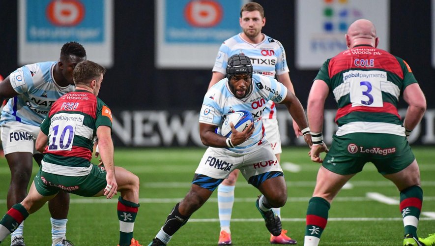 Champions Cup - Eddy Ben Arous (Racing 92) contre les Leicester Tigers