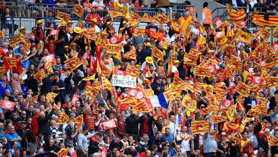 Rugby à XIII - Les supporters des Dragons Catalans