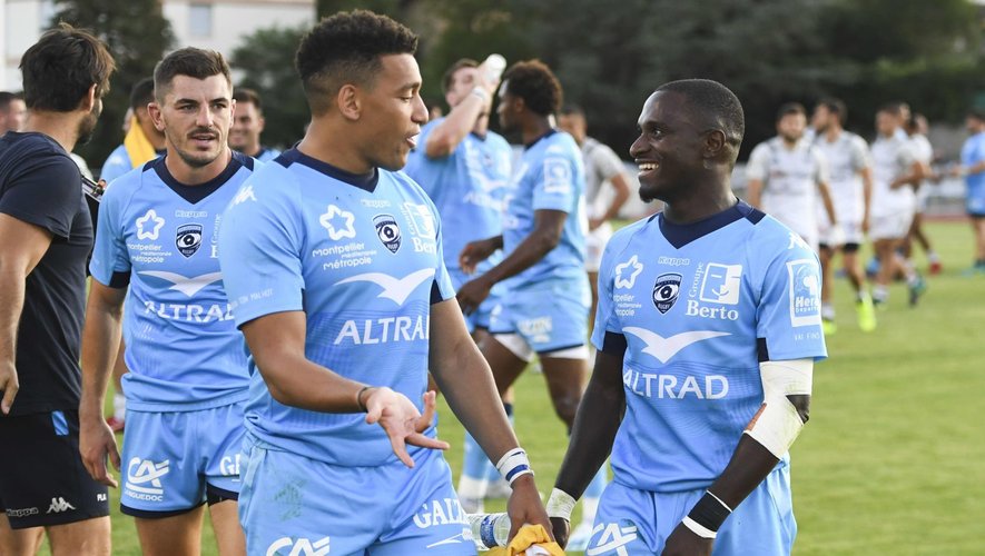 Match amical - Anthony Bouthier, Yvan Reilhac et Gabriel Ngandebe (Montpellier) contre Brive