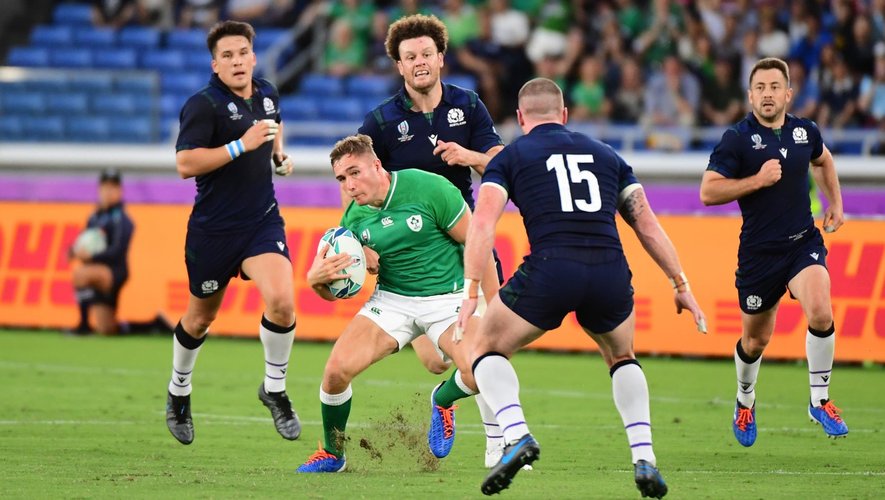 Coupe du monde 2019 - Jordan Larmour (Irlande) contre l'Écosse