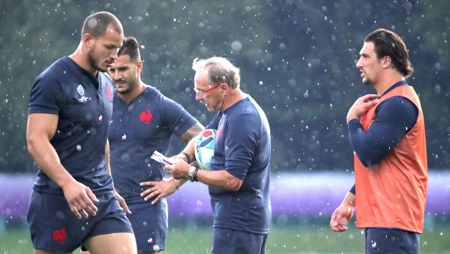 Coupe du monde 2019 - Le XV de France à l'entraînement