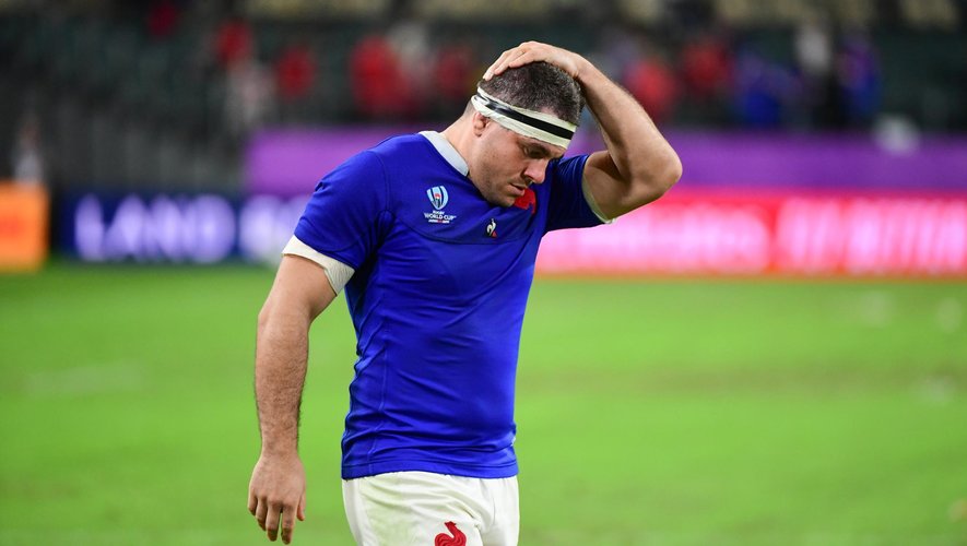 Coupe du monde 2019 - Guilhem Guirado (France) après la défaite des Bleus en quart de finale contre le Pays de Galles