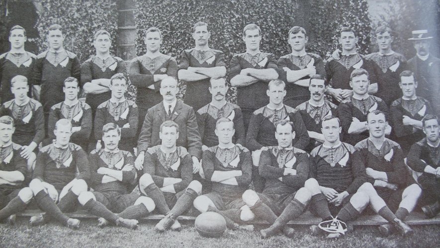L'équipe de la Nouvelle-Zélande en 1905