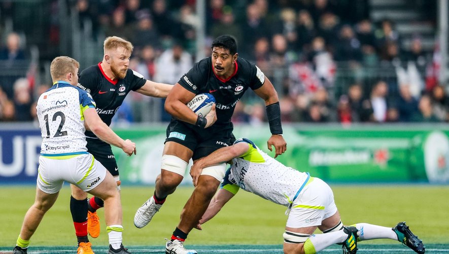 Champions Cup - Will Skelton (Saracens) contre les Ospreys