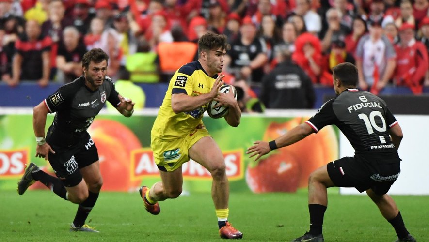 Top 14 - Damian Penaud (Clermont) contre Toulouse