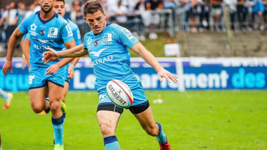 Top 14 - Anthony BOUTHIER (Montpellier), face à Bayonne.