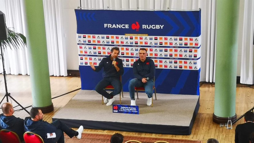 XV de France - Fabien Galthié et Raphaël Ibanez