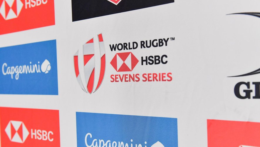 Sevens - Logo de la banque HSBC sponsor des Sevens Series