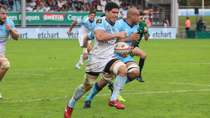 Top 14 - Filimo Taofifenua (Bayonne) contre Montpellier