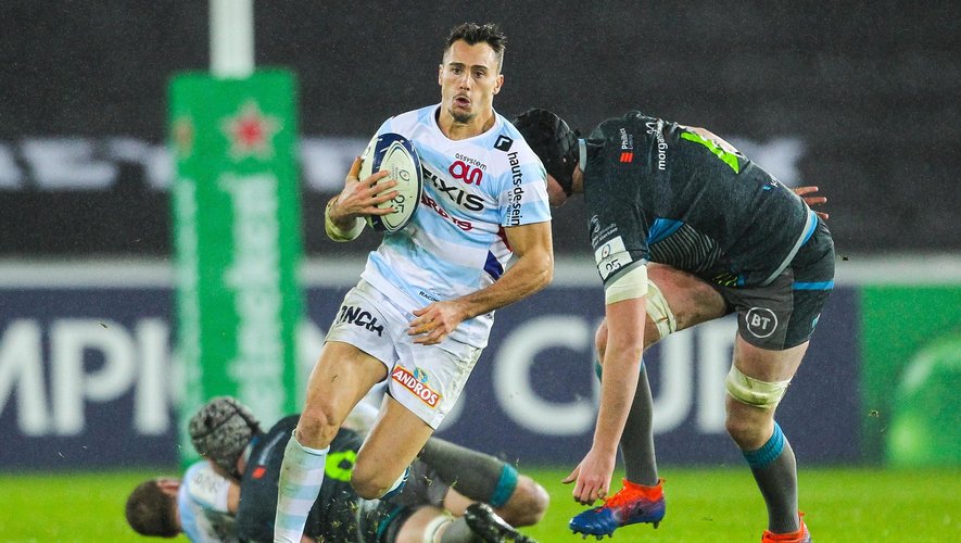 Champions Cup - Juan IMHOFF (Racing), face aux Ospreys.