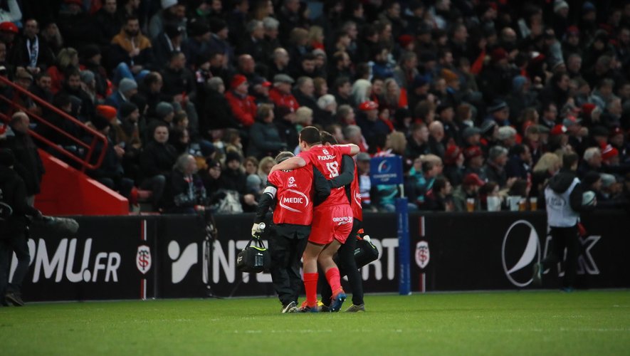 Champions Cup - Dorian Aldegheri (Toulouse) sort sur blessure contre Gloucester