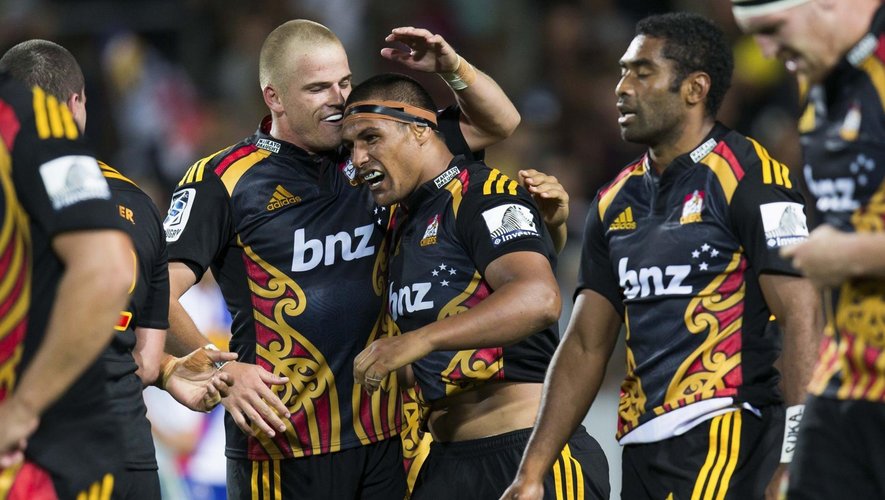 Super Rugby - Gareth Anscombe et Tanerau Latimer (Chiefs) contre les Stormers