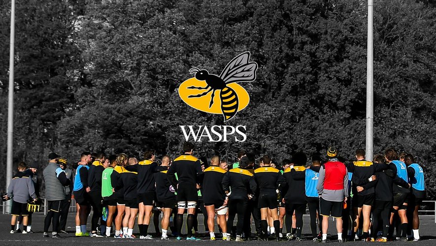 Les Wasps (Premiership) à l'entraînement
