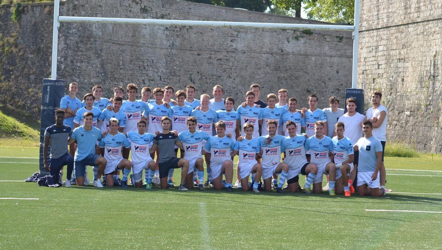 L'équipe junior Crabos de l'Aviron Bayonnais (2019-2020)