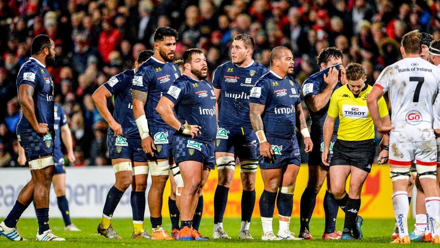 Champions Cup - Rabah Slimani (Clermont) contre l'Ulster