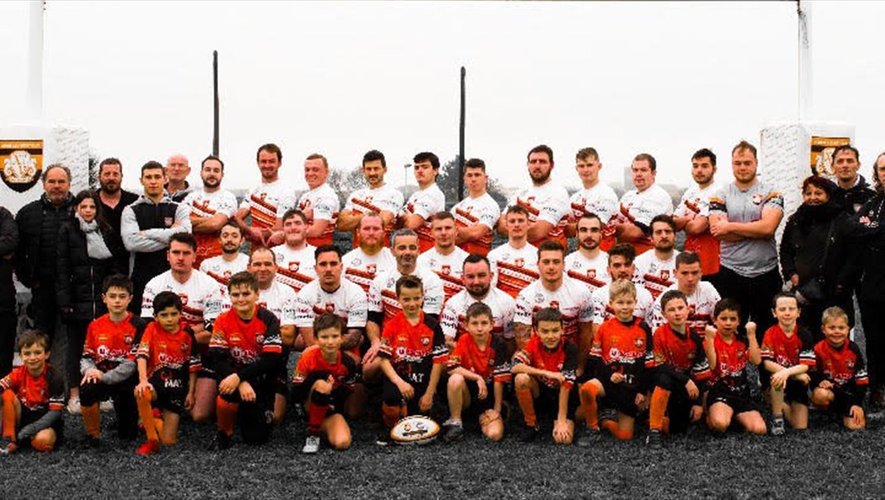 L'équipe du Marsilly Rugby Club (Crédit photo : Jérôme Blanchard)