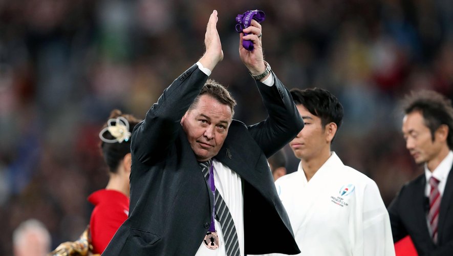 Coupe du monde 2019 - Steve Hansen (Nouvelle-Zélande) après la victoire contre le Pays de Galles dans le match pour la 3ème place