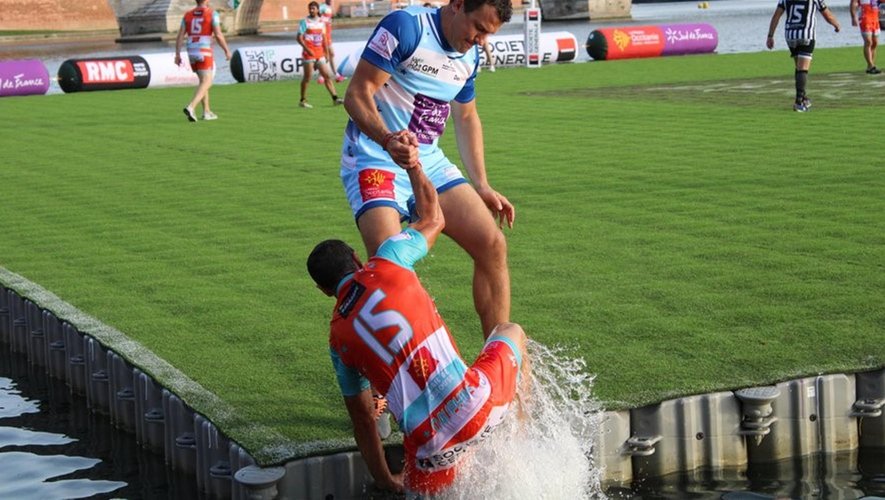 Water rugby avec Damien Traille