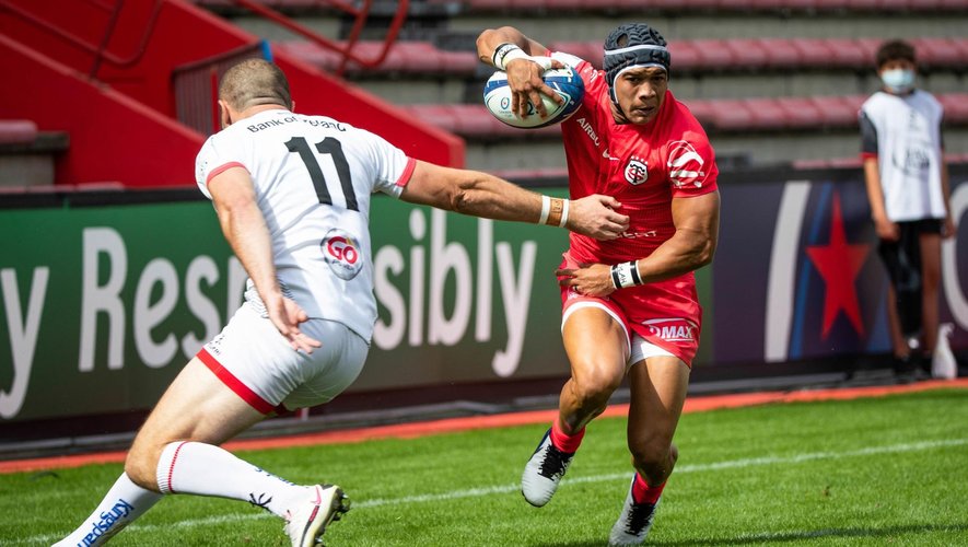 Champions Cup - Cheslin Kolbe (Toulouse) contre l'Ulster