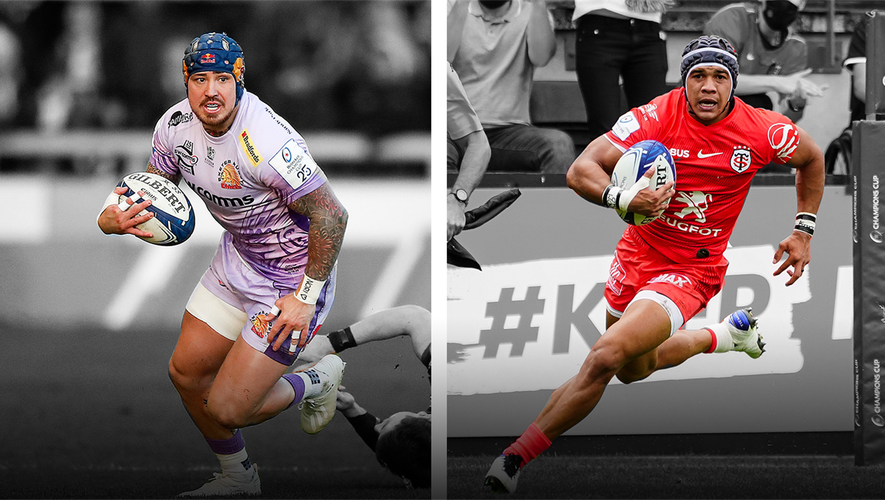 Champions Cup - Nowell (Exeter) vs Kolbe (Toulouse).