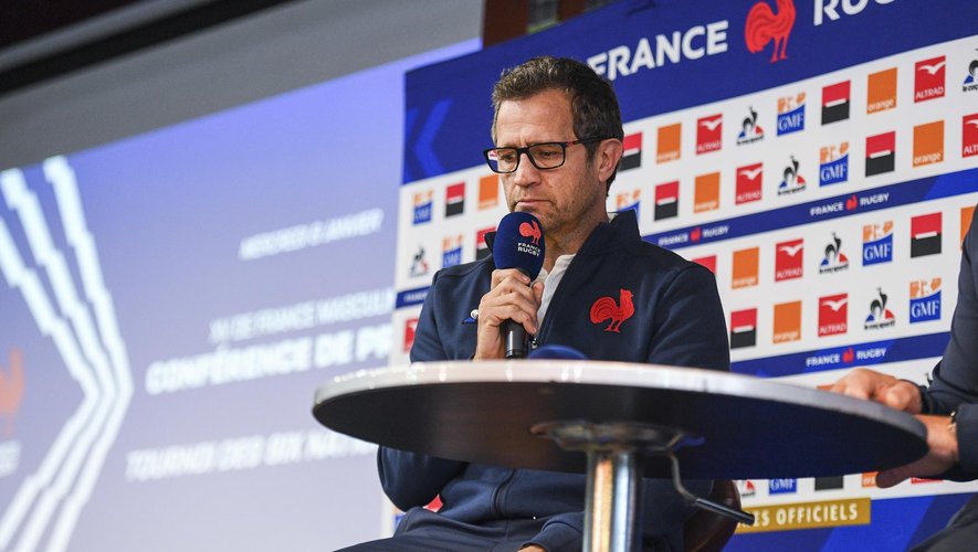 XV DE FRANCE - Fabien Galthié présente la liste devant la presse