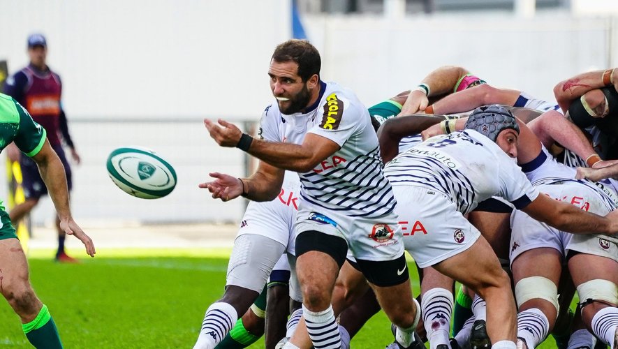 Top 14 - Maxime Lucu (Bordeaux-Bègles), face à Pau.
