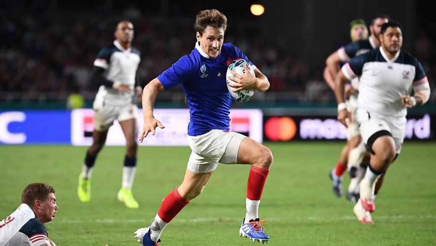 Coupe du monde 2019 - Baptiste Serin (XV de France) contre les États-Unis