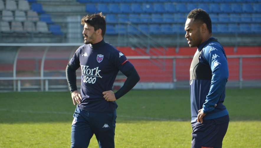 Pro D2 - Jonathan Bousquet et Benito Masilevu (Grenoble).